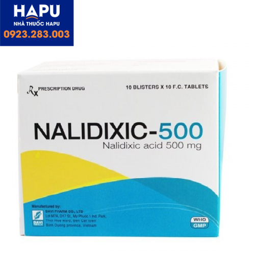 Thuốc Nalidixic 500 giá bao nhiêu