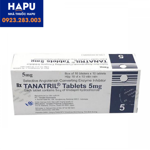 Thuốc Tanatril 5mg là thuốc gì