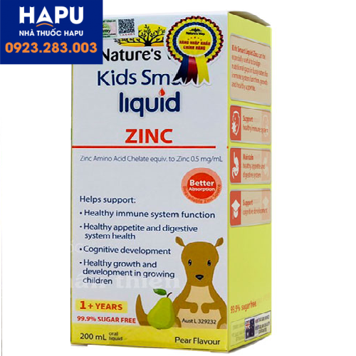 Nature’s Way Kids Smart Liquid Zinc giá bao nhiêu