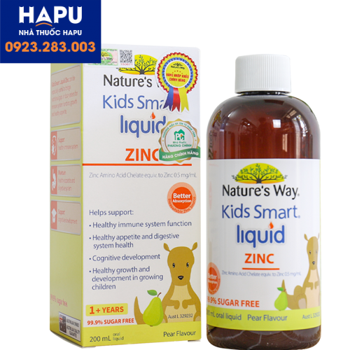 Nature’s Way Kids Smart Liquid Zinc là thuốc gì