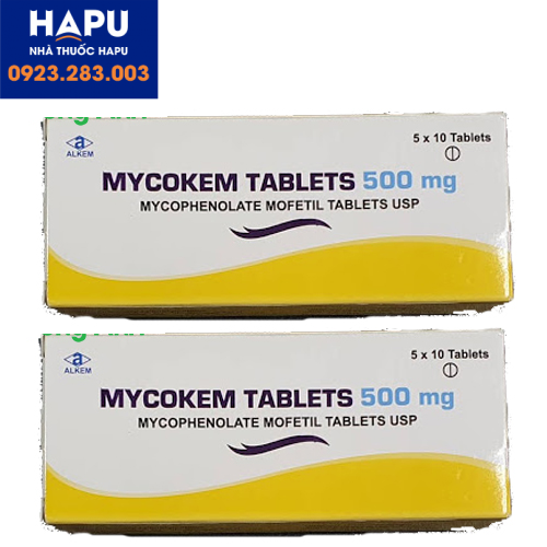 Thuốc Mycokem tablets 500mg giá bao nhiêu