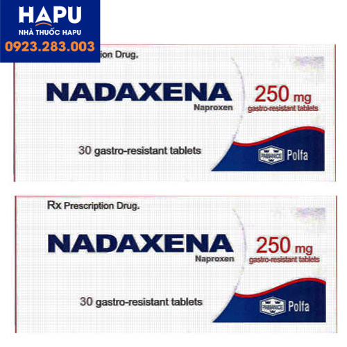 Thuốc Nadaxena 250mg giá bao nhiêu