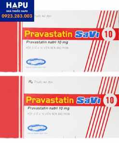 Thuốc Pravastatin savi 10 giá bao nhiêu