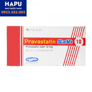 Thuốc Pravastatin savi 10 là thuốc gì