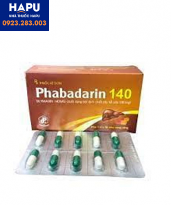 Thuốc Phabadarin 140mg giá bao nhiêu