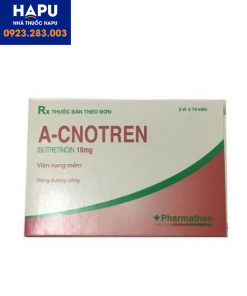 Thuốc A-Cnotren 10mg giá bao nhiêu