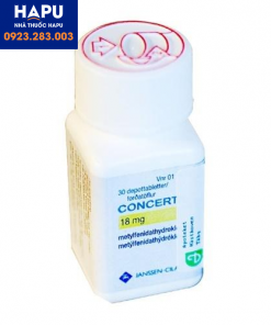 Thuốc Concerta 18mg giá bao nhiêu