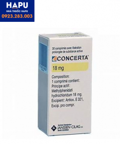 Thuốc Concerta 18mg là thuốc gì