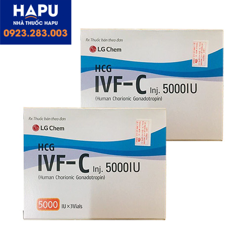 Thuốc IVF-C Inj 5000IU giá bao nhiêu