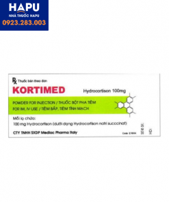 Thuốc Kortimed 100mg giá bao nhiêu