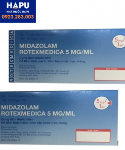 Thuốc Midazolam rotexmedica 5mg/ml giá bao nhiêu