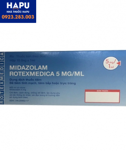 Thuốc Midazolam rotexmedica 5mg/ml là thuốc gì