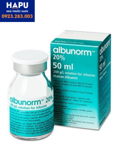 Thuốc Albunorm 50g/l là thuốc gì