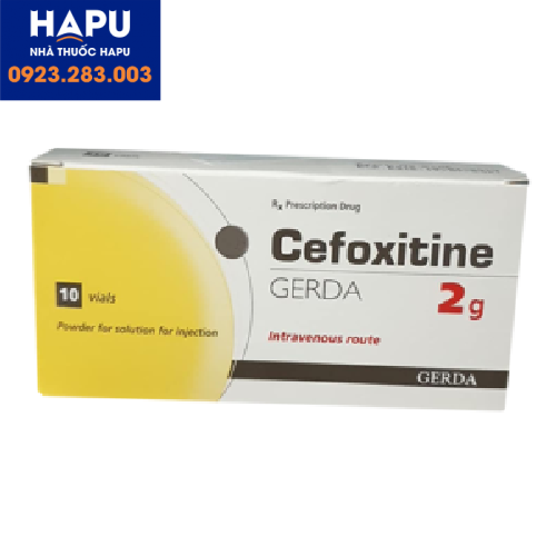Thuốc Cefoxitine Gerda 2g là thuốc gì