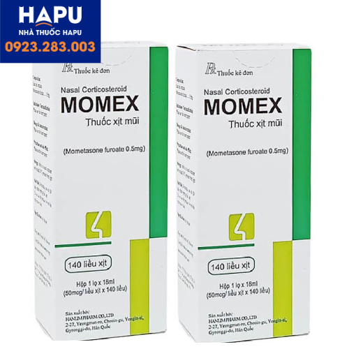 Thuốc Xịt mũi Momex Nasal Spray giá bao nhiêu
