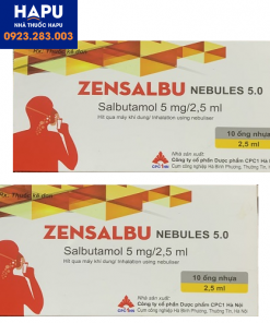 Thuốc Zensalbu nebules giá bao nhiêu