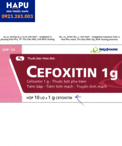 Thuốc Cefoxitin 1g giá bao nhiêu