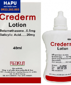 Thuốc Crederm Lotion là thuốc gì