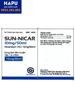 Thuốc Sun-Nicar 10mg/50ml giá bao nhiêu