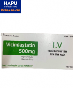 Thuốc Vicimlastatin 500mg là thuốc gì