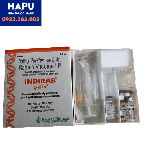 Vắc xin Indirab giá bao nhiêu