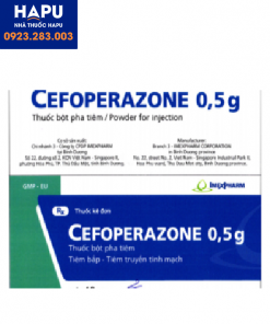 Thuốc Cefoperazone 0.5g giá bao nhiêu