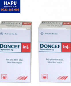 Thuốc Doncef 1g giá bao nhiêu