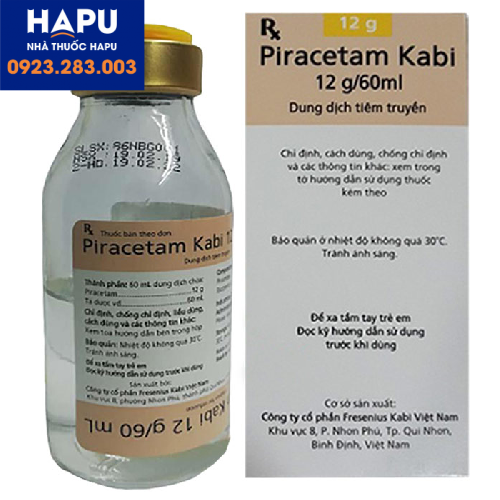 Thuốc Piracetam Kabi 12g/60ml là thuốc gì