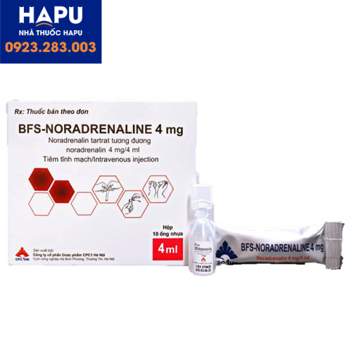 Thuốc BFS-Noradrenaline 4mg giá bao nhiêu