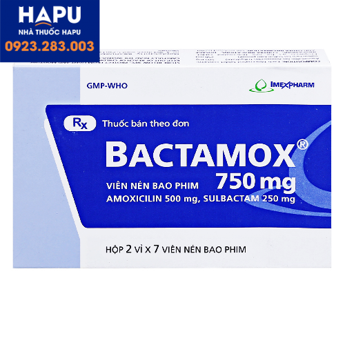 Thuốc Bactamox 750mg là thuốc gì