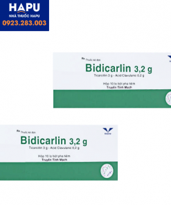 Thuốc Bidicarlin 3,2g giá bao nhiêu