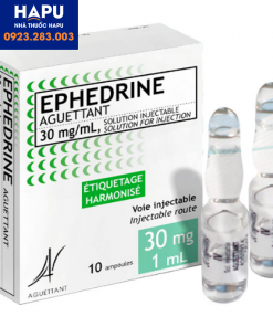 Thuốc Ephedrin Aguettant 30mg/ml là thuốc gì