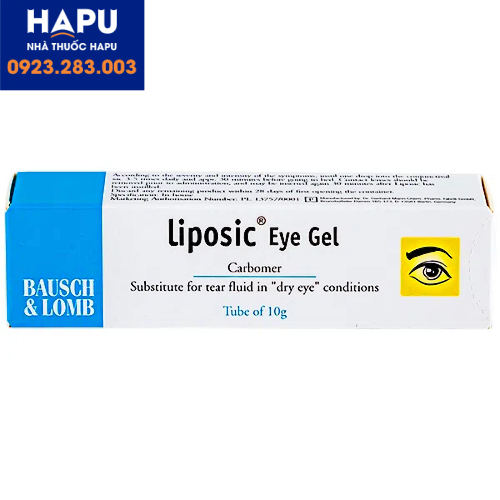 Thuốc Liposic Eye Gel là thuốc gì