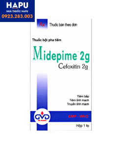 Thuốc Midepime 2g giá bao nhiêu