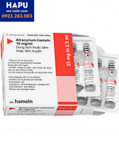 Thuốc Atracurium - Hameln 10mg/ml là thuốc gì