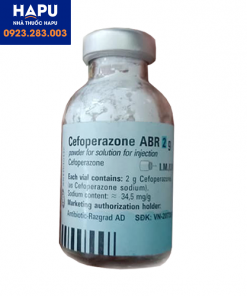 Thuốc Cefoperazone ABR 2g mua ở đâu