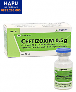 Thuốc Ceftizoxim 0,5g giá bao nhiêu