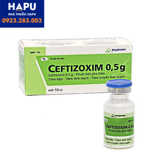 Thuốc Ceftizoxim 0,5g giá bao nhiêu