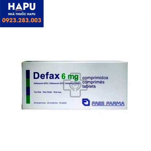 Thuốc Defax 6 mg là thuốc gì