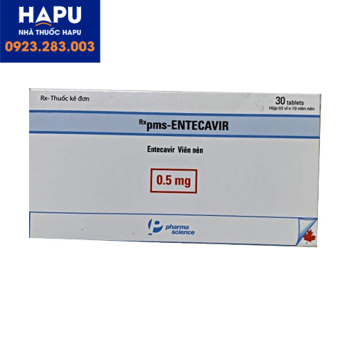 Thuốc PMS-Entecavir 0,5mg là thuốc gì