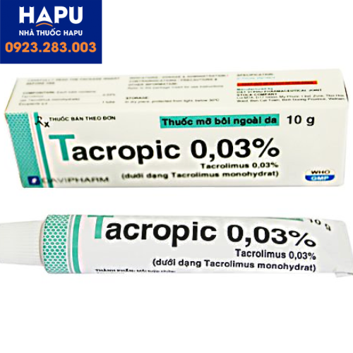 Thuốc Tacropic 0.03% giá bao nhiêu