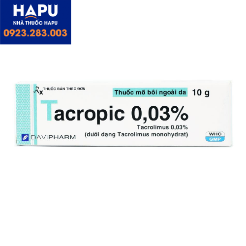 Thuốc Tacropic 0.03% là thuốc gì