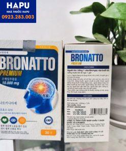 Sản phẩm Bronatto Premium có công dụng gì